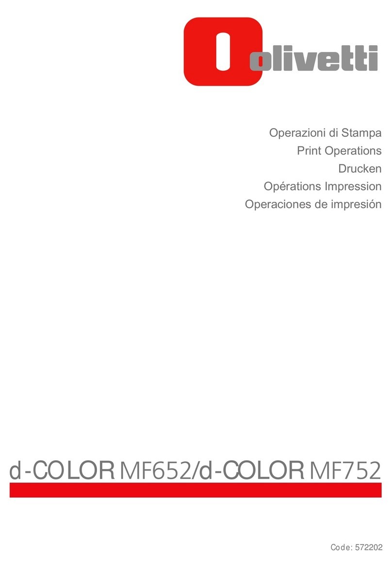 Olivetti d-COLOR MF652 user guide
