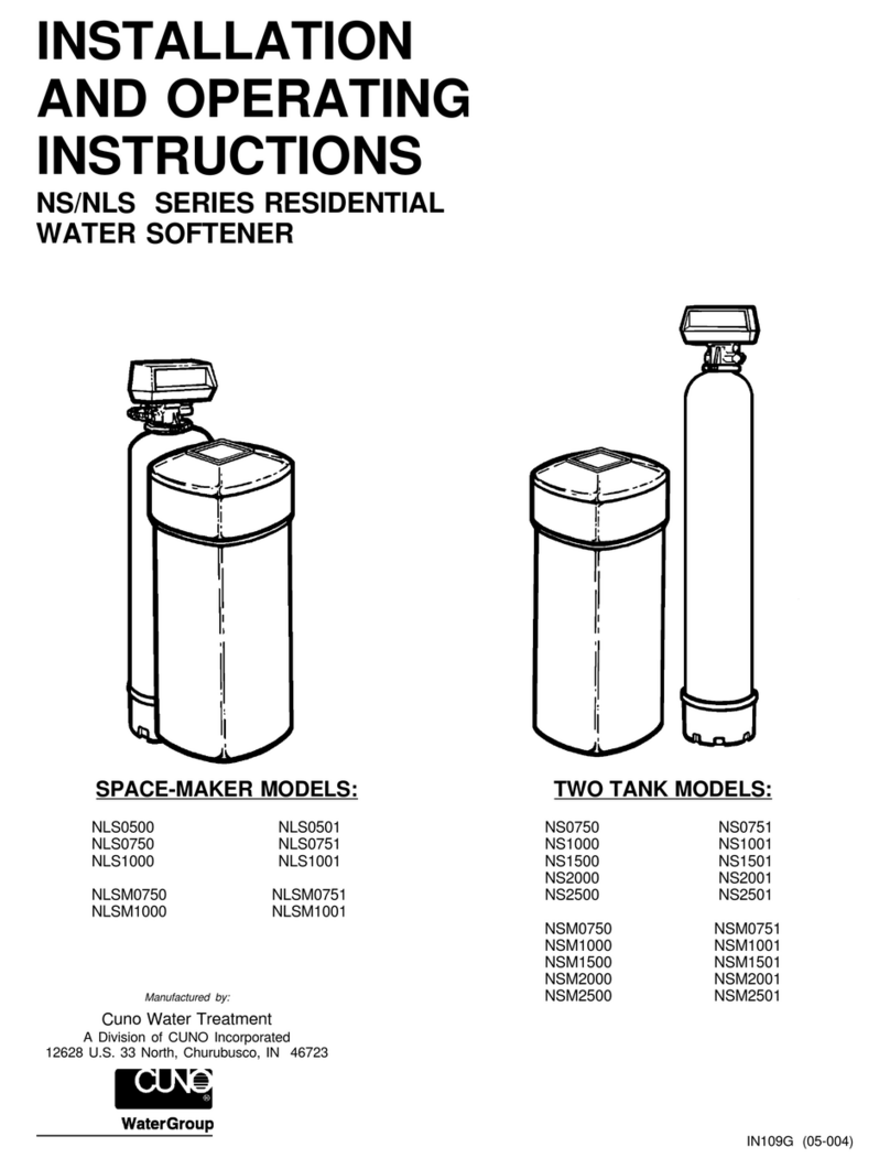 Cuno NLS0500 Installation and operating instructions Cuno NLS0500 Installation and operating instructions