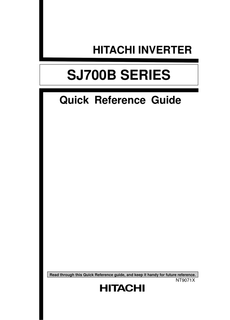 Hitachi SJ700B SERIES User manual Hitachi SJ700B SERIES User manual