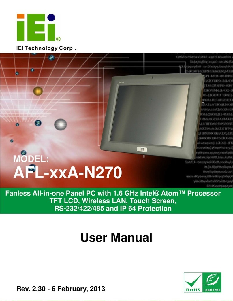IEI Technology AFL-xxA-N270 series User manual