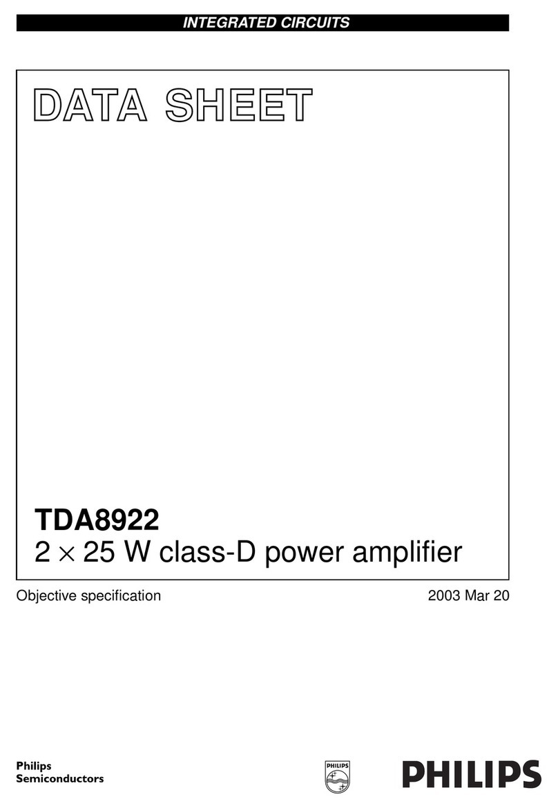 Philips TDA8922 datasheet