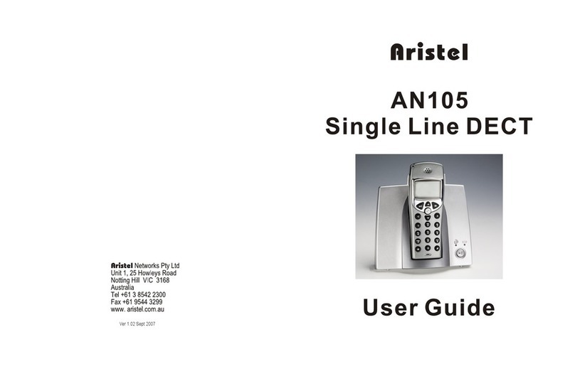 Aristel AN105 user guide