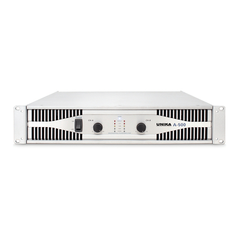 Unika A-500 User manual