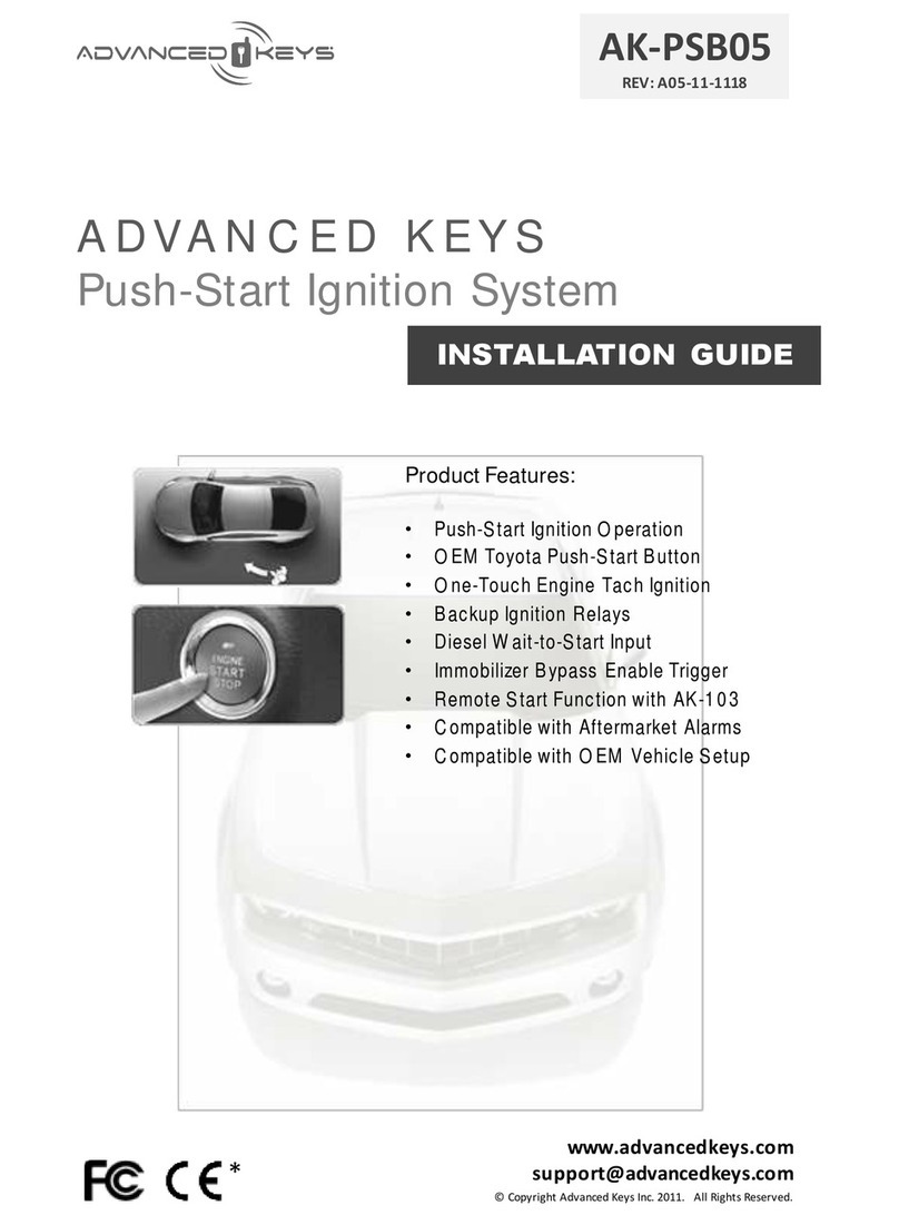 Advanced Keys AK-PSB05 User manual