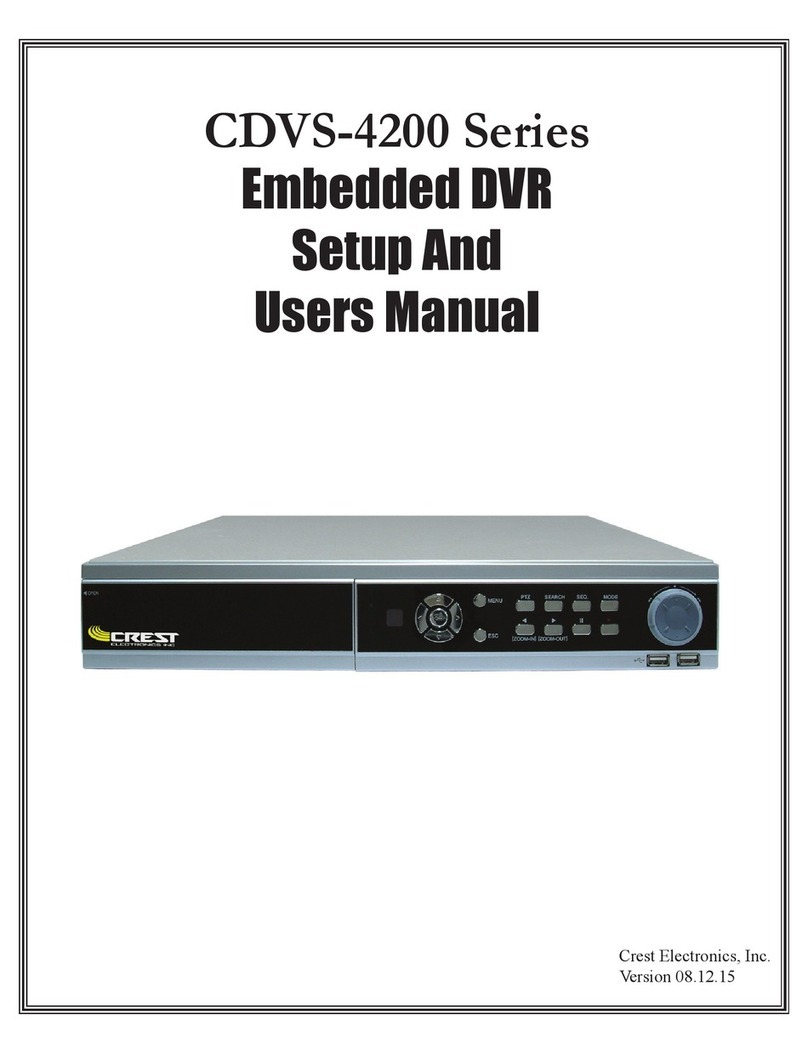 Crest Audio CDVS-4200 Series user manual