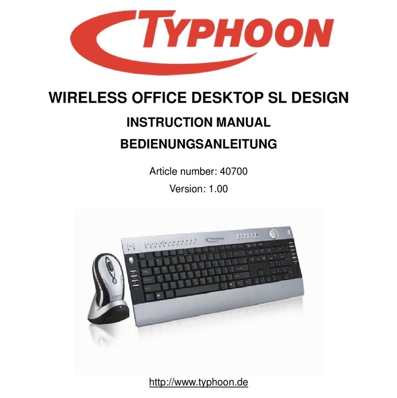 TYPHOON 40700 instruction manual