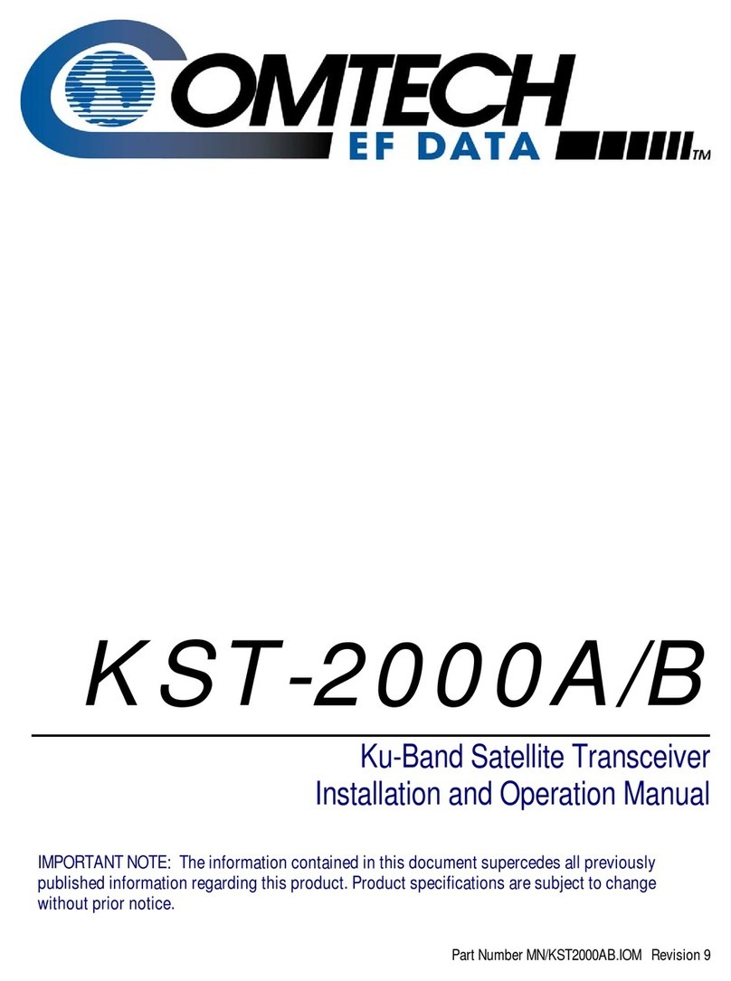 Comtech EF Data KST-2000B User manual