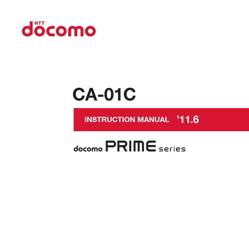 Docomo Prime CA-01C User manual Docomo Prime CA-01C User manual