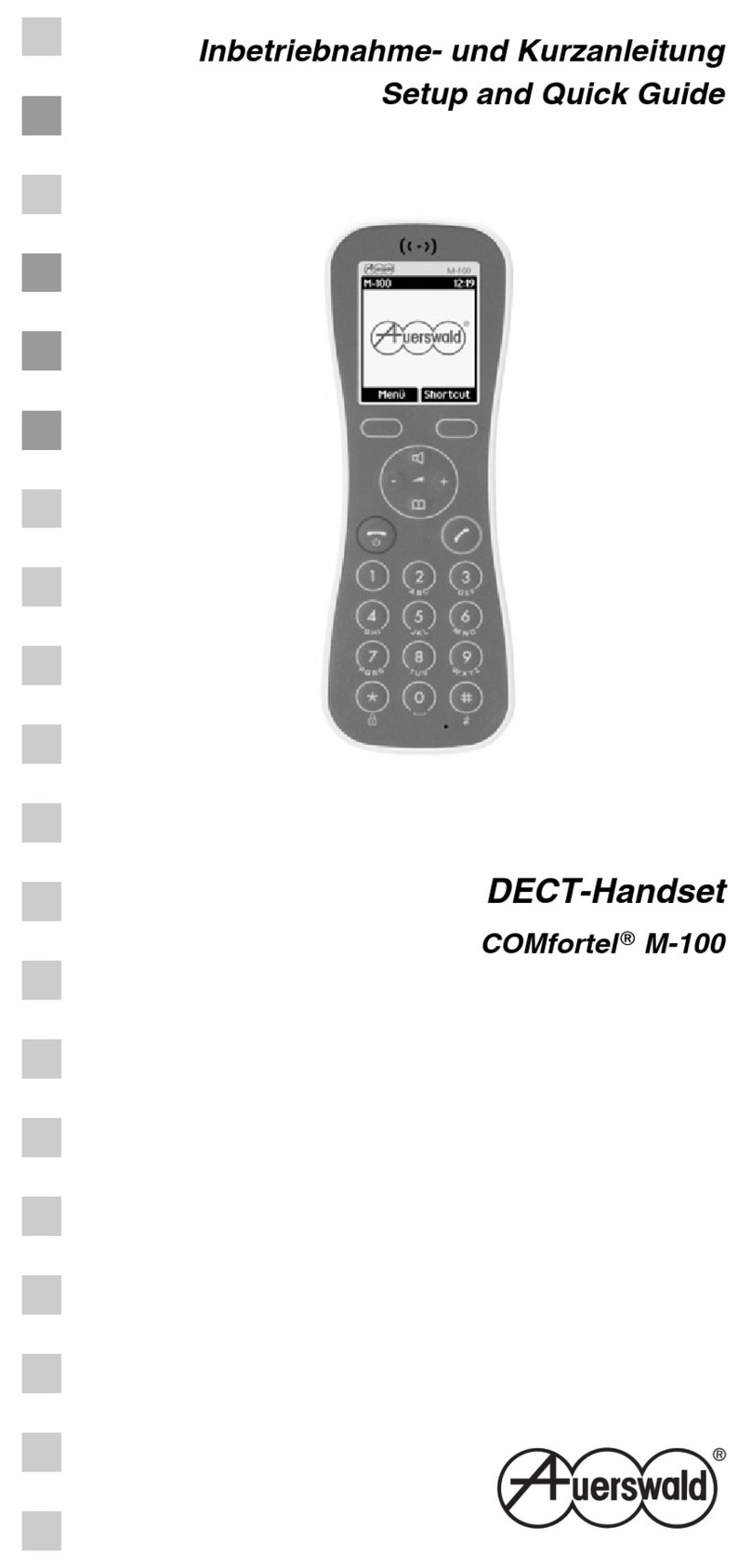 Auerswald COMfortel M-100 quick guide