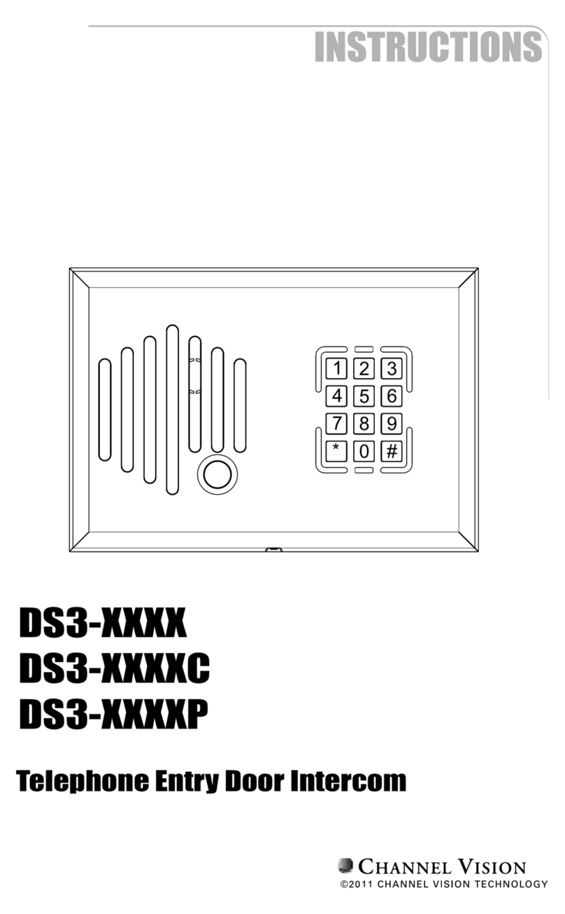 Channel Vision DS3-XXXX instructions