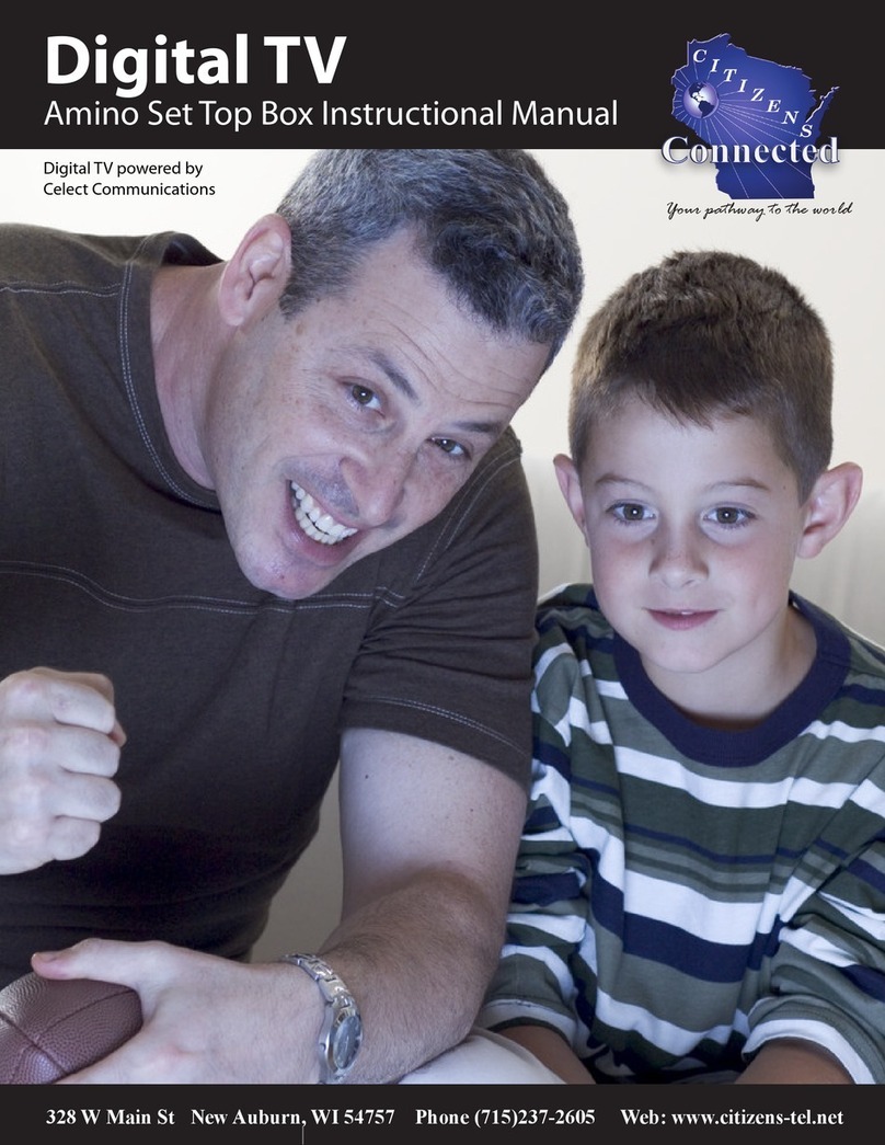 Amino Digital TV Instructional manual