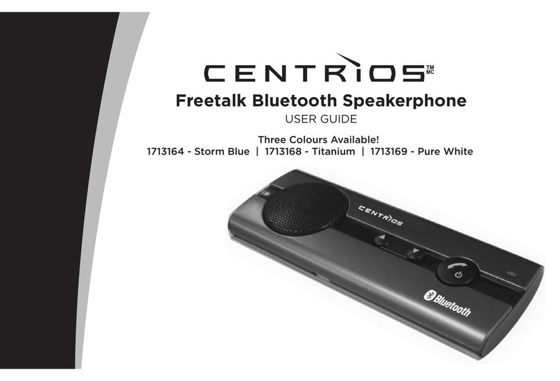 Centrios 1713164 - Storm Blue user guide Centrios 1713164 - Storm Blue user guide