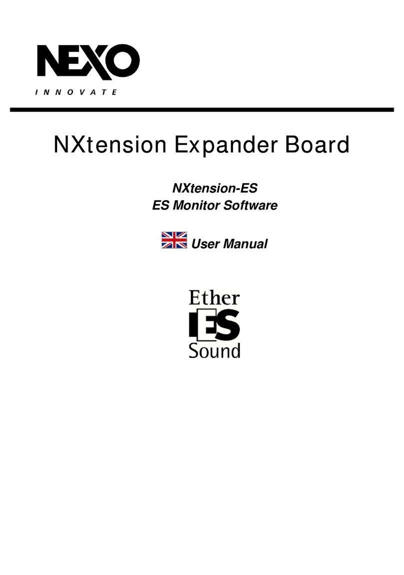Nexo NXtension-ES user manual