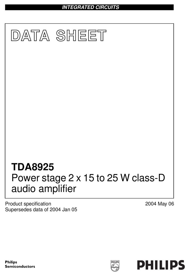 Philips TDA8925 User manual