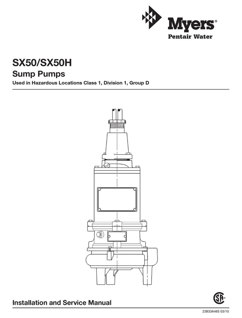 MYERS SX50 Manual