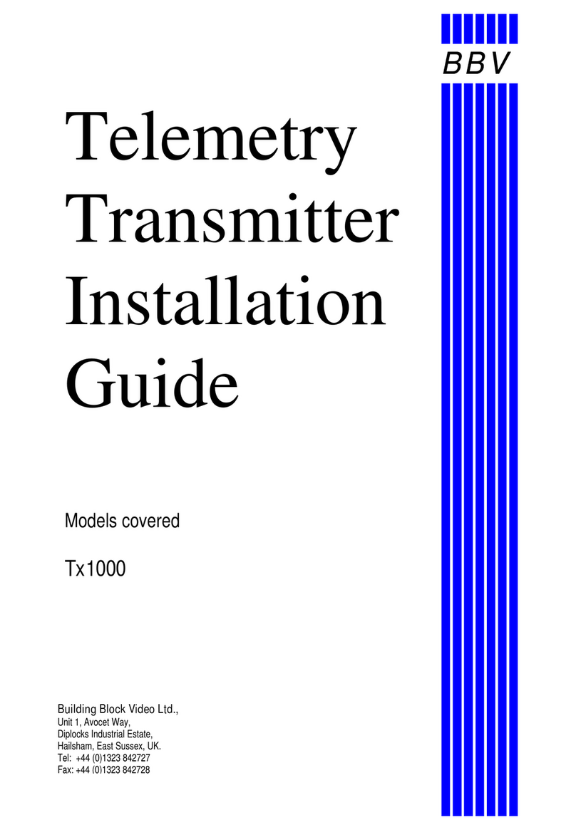BBV Tx1000 installation guide