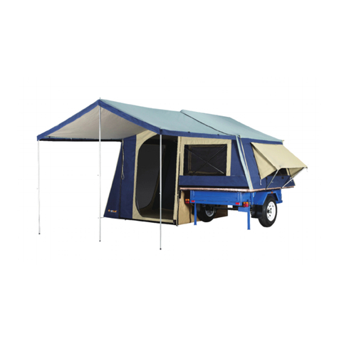 OZtrail Camper Trailer CCT-06-D User manual