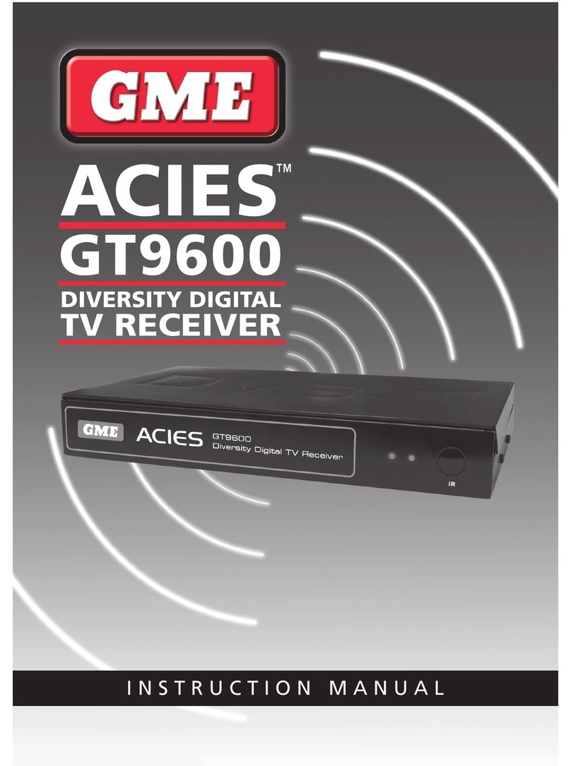 GME ACIES GT9600 instruction manual