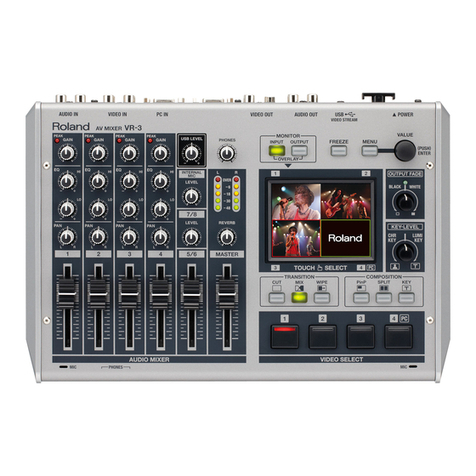 Roland VR-3 Service manual