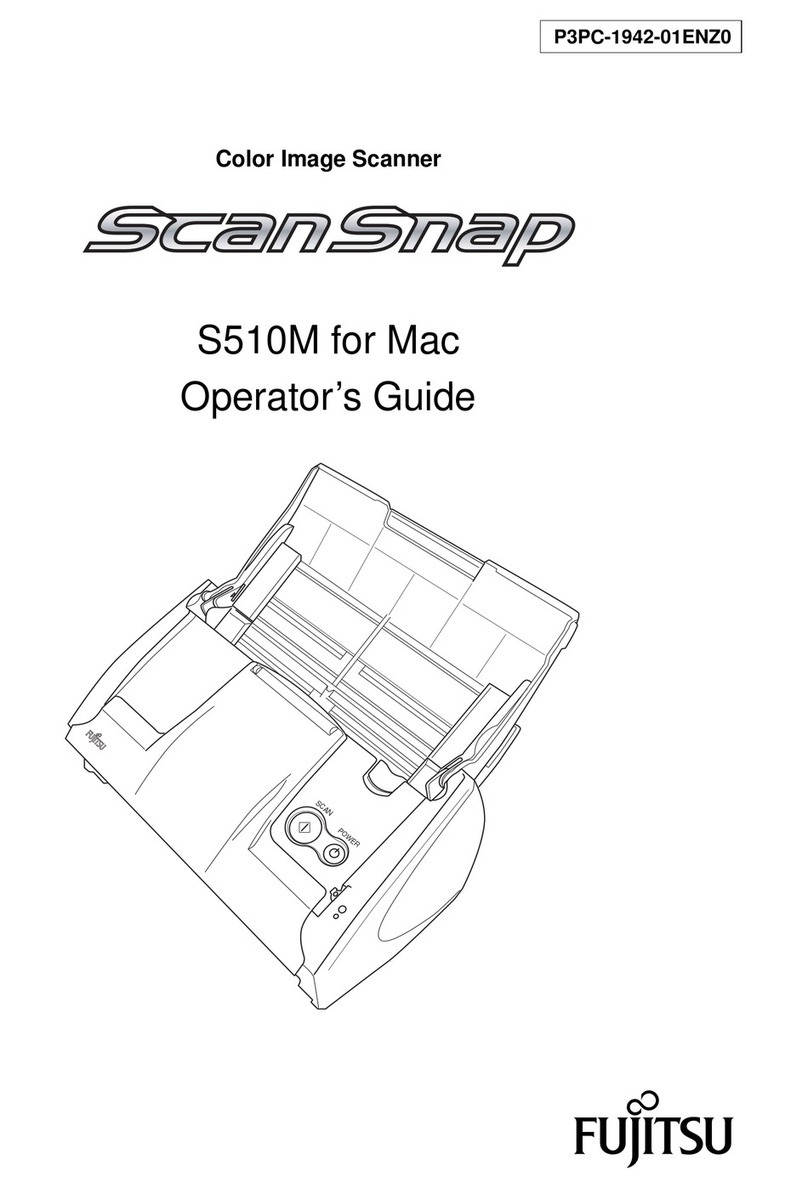Fujitsu S510M - ScanSnap - Document Scanner Manual
