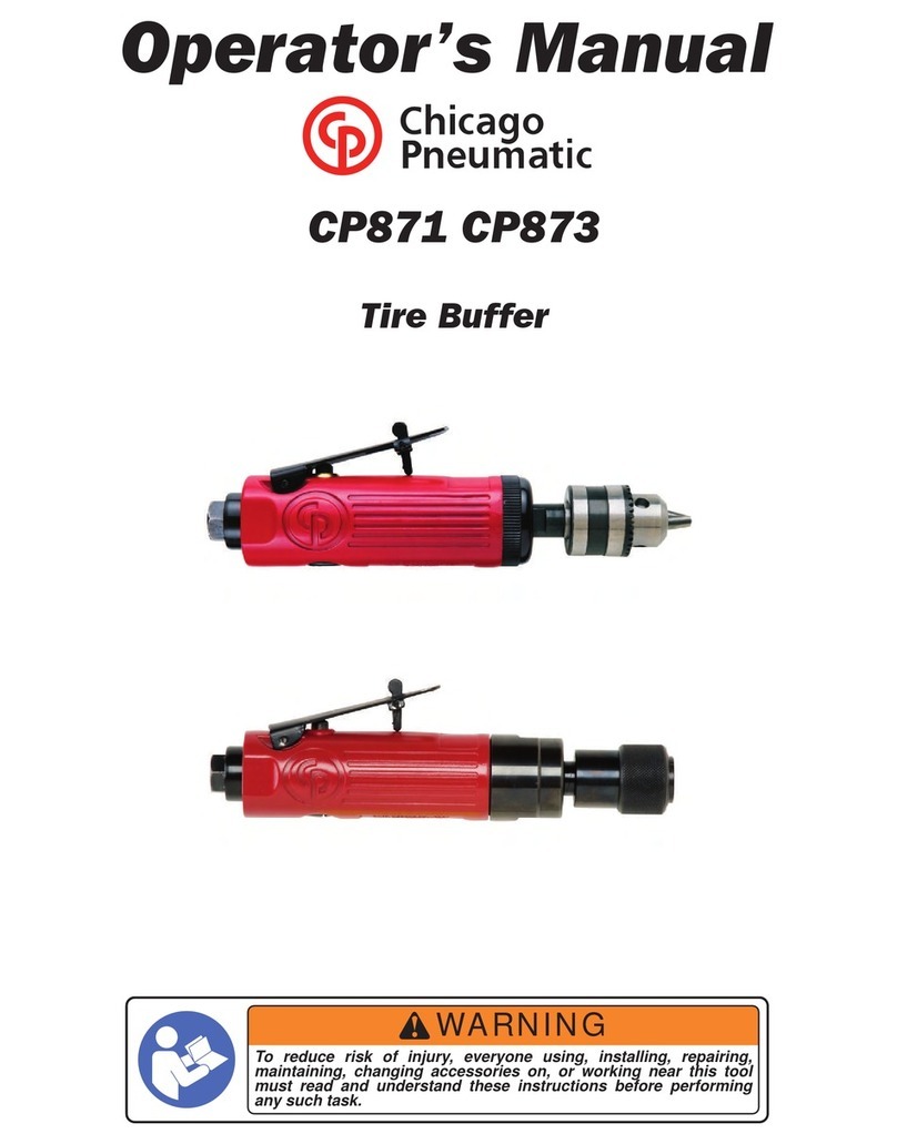 Chicago Pneumatic CP871 Operator's manual