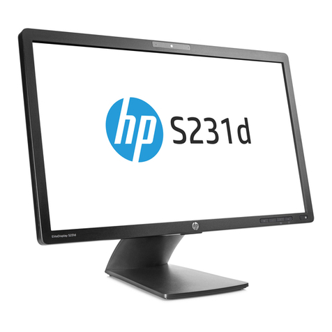 HP EliteDisplay S231d User manual