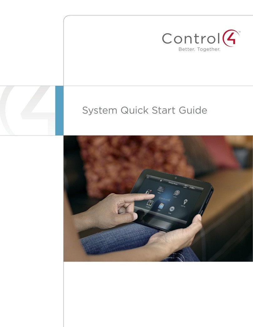 Contro l4 Control4 Smart Home quick start guide Contro l4 Control4 Smart Home quick start guide