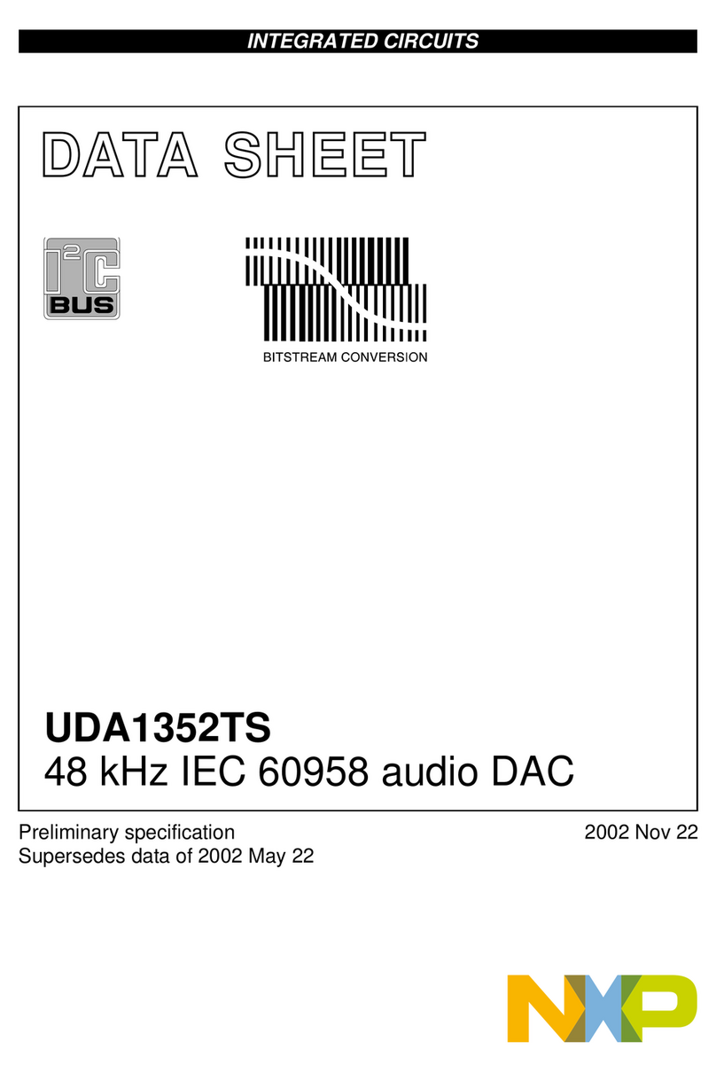 NXP Semiconductors UDA1352TS User manual