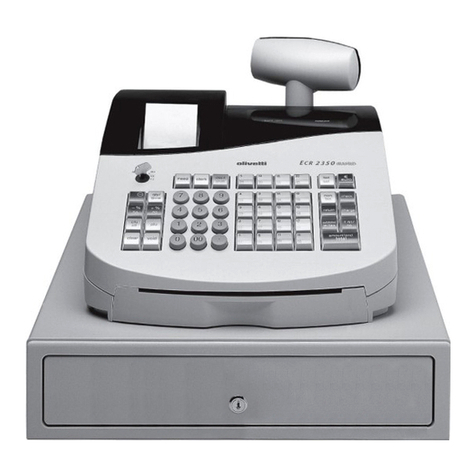 Olivetti ECR 2350 euro User manual