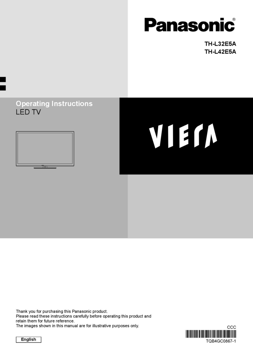 Panasonic Viera TH-L32E5A User manual