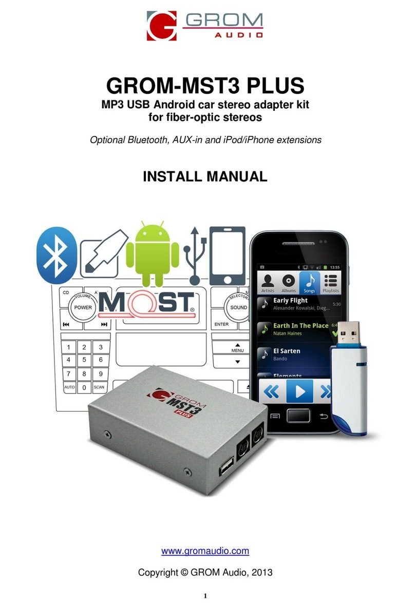 GROM Audio MST3 PLUS Manual