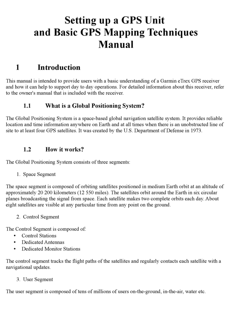 Garmin eTrex - Hiking GPS Receiver Setup manual