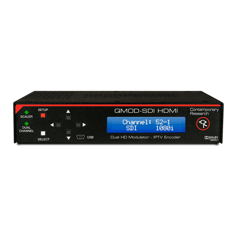 Contemporary Research QMOD-SDI product manual