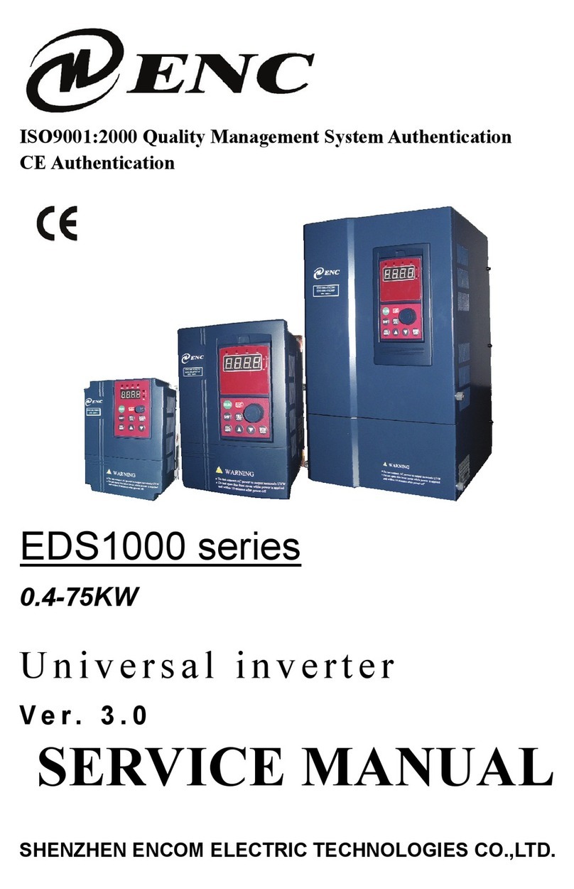 SHENZHEN ENCOM ELECTRIC TECHNOLOGIES CO. EDS1000 series User manual