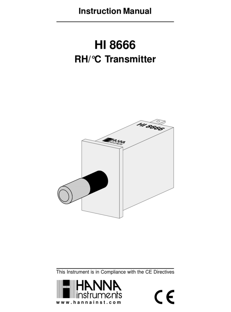 Hanna Instruments HI 8666 instruction manual