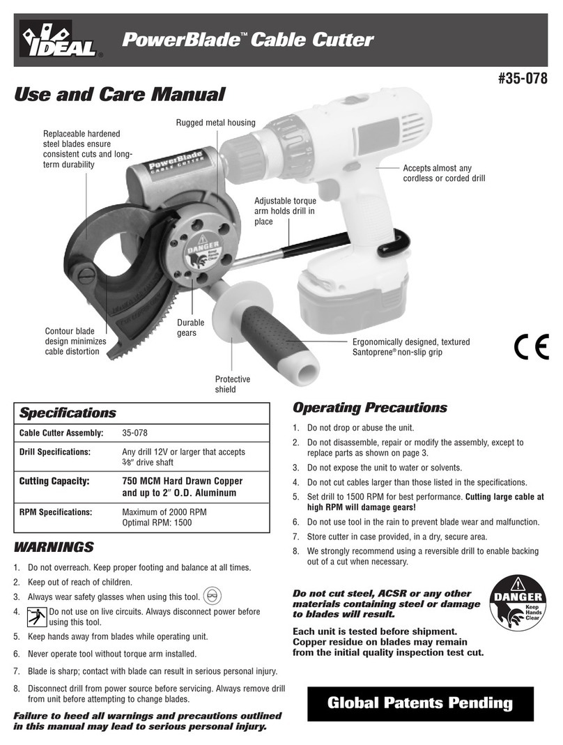 IDEAL PowerBlade User manual
