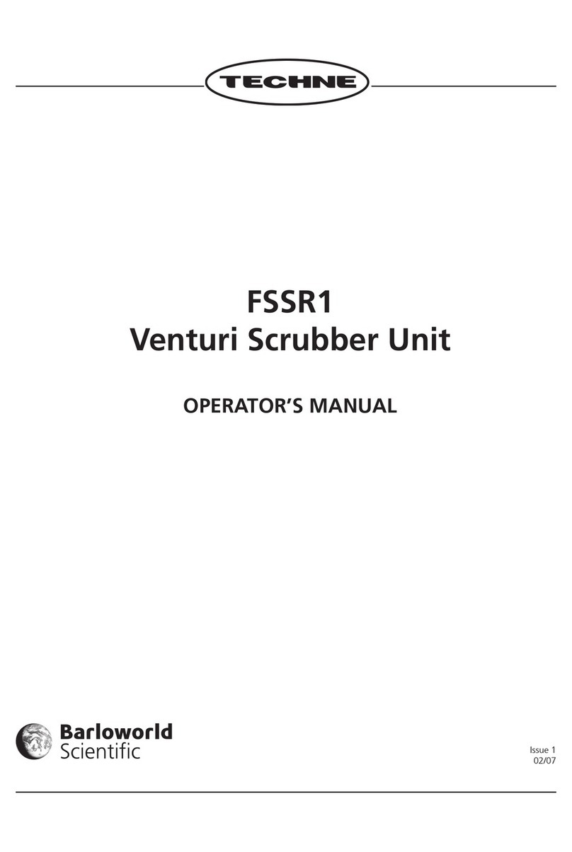 Techne FSSR1 Operator's manual