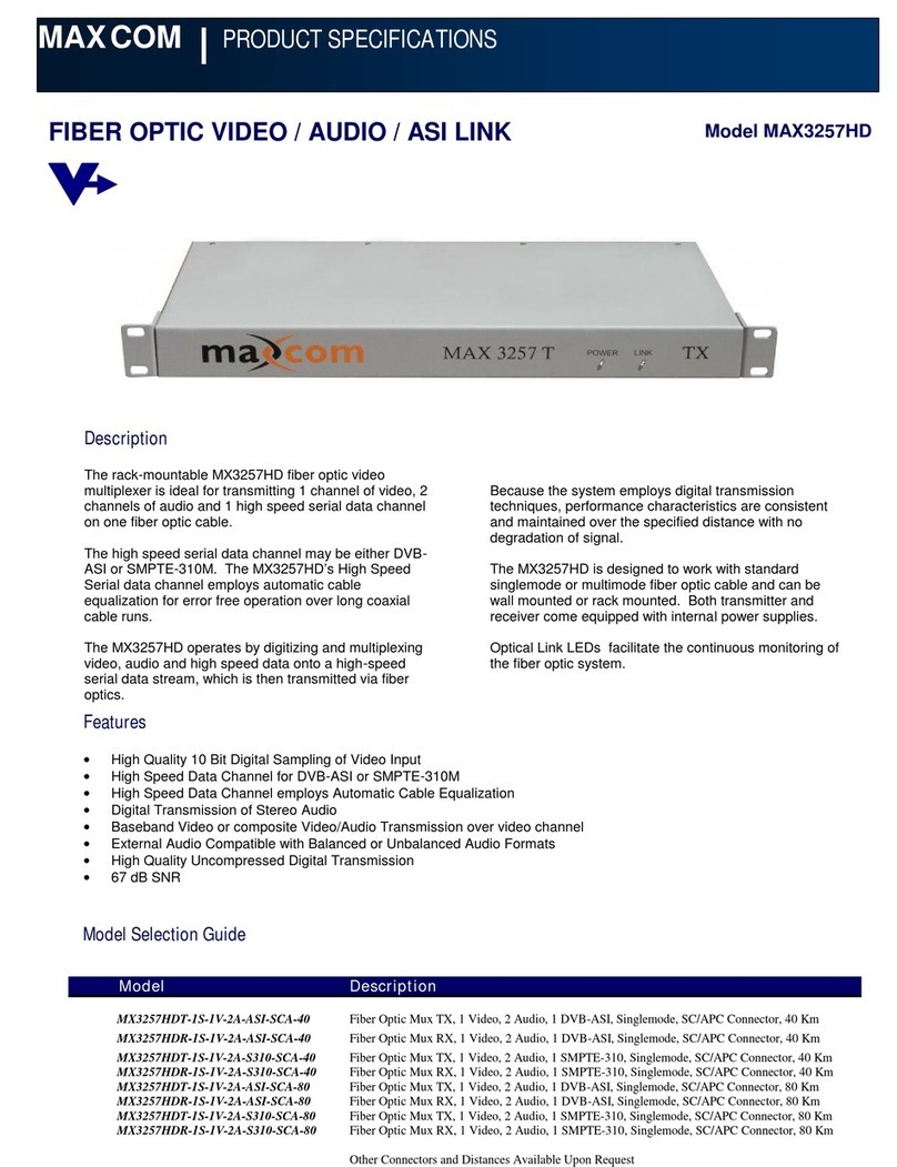Maxcom MAX3257HD Product specifications