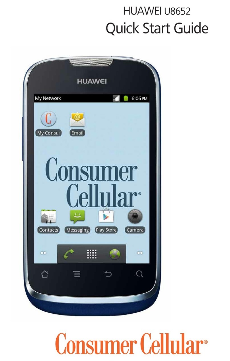 Huawei AT&T Fusion U8652 quick start guide
