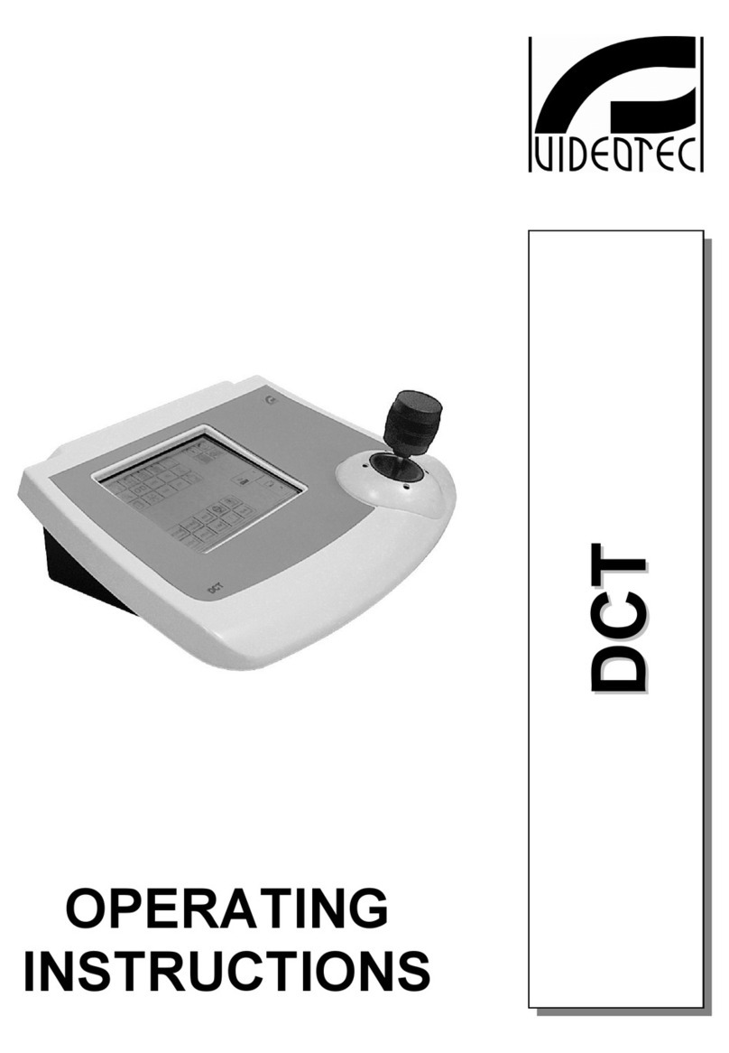Videotec DT User manual