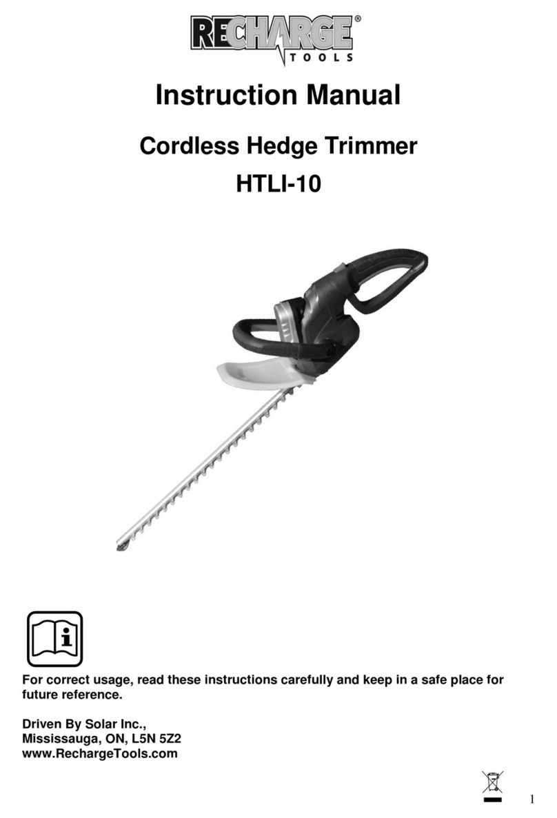 Recharge Tools HTLI-10 instruction manual Recharge Tools HTLI-10 instruction manual