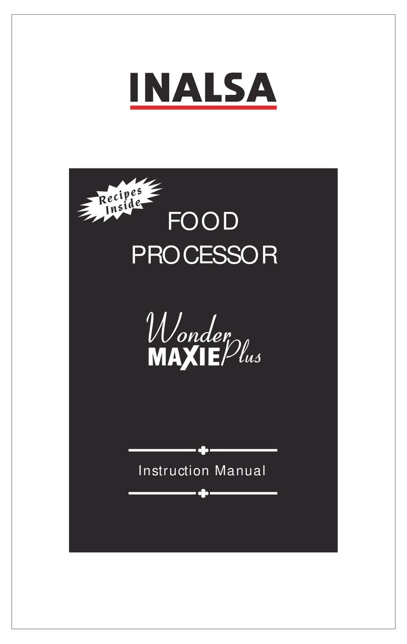 Inalsa Wonder Maxie Plus instruction manual