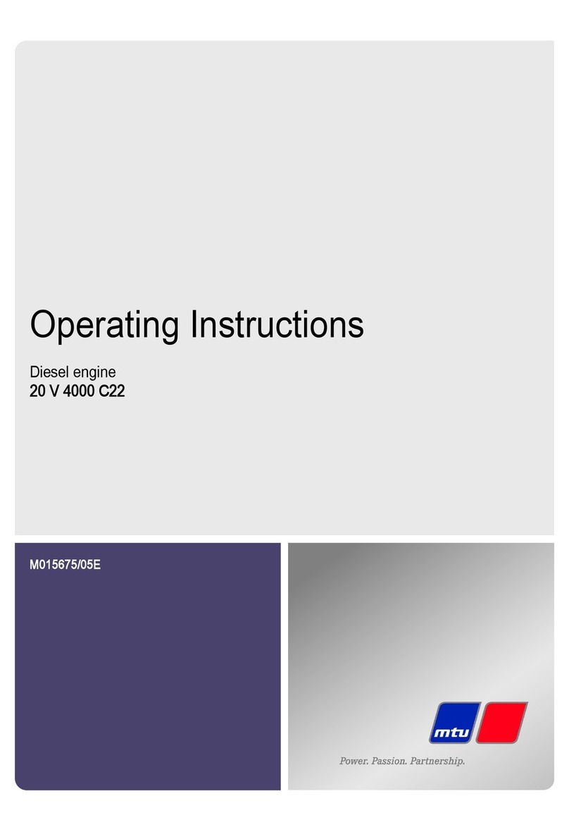 MTU 20 V 4000 C22 User manual