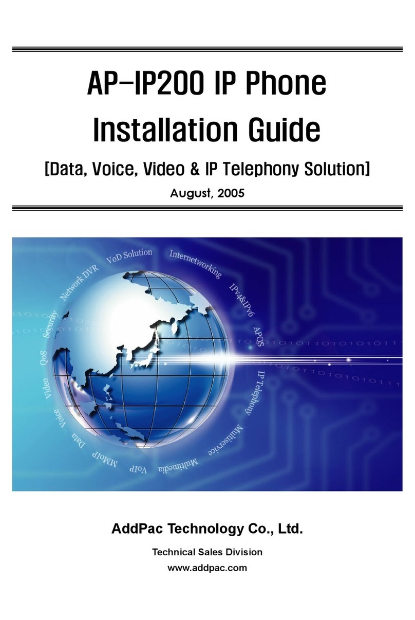 AddPac AP-IP200 User manual
