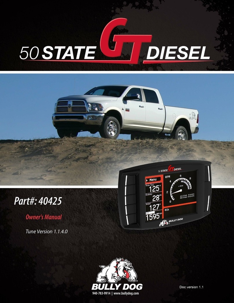 Bully Dog 50 State GT Diesel User manual