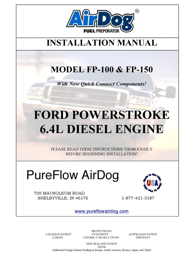 PureFlow AirDog FP-100 User manual