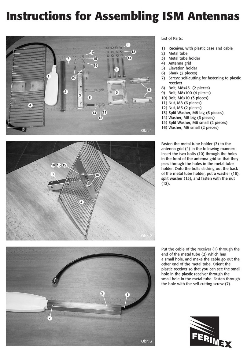 Ferimex ISM Antennas instructions