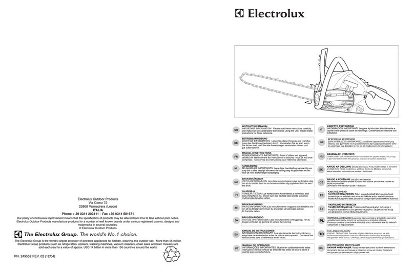 Electrolux Gladiator 550 User manual