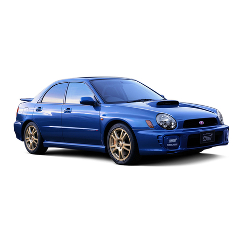 Subaru 2002 Impreza Service manual