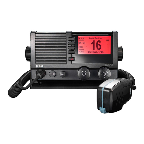 Sailor 6210 VHF User & installation manual